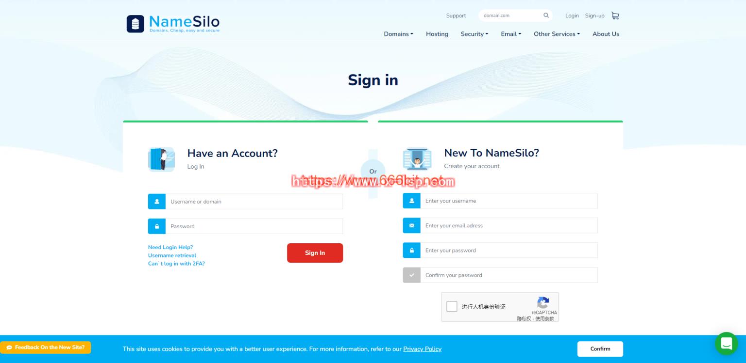 NameSilo-支持虚拟货币付款购买，匿名邮箱注册账号